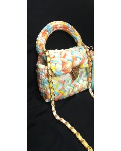 Name: Handmade Crochet Pastel Chain Bag